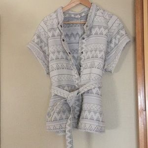 Linen Grey vest / Jacket